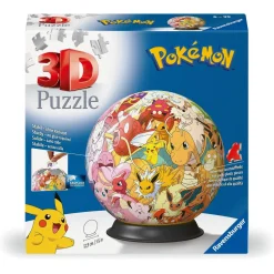Puzzle 3D Ball 72 pièces : Pokémon - Ravensburger