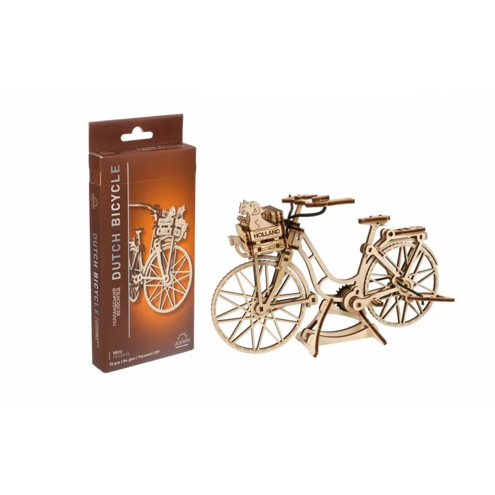 Puzzle 3D en bois : Bicyclette hollandaise - Ugears