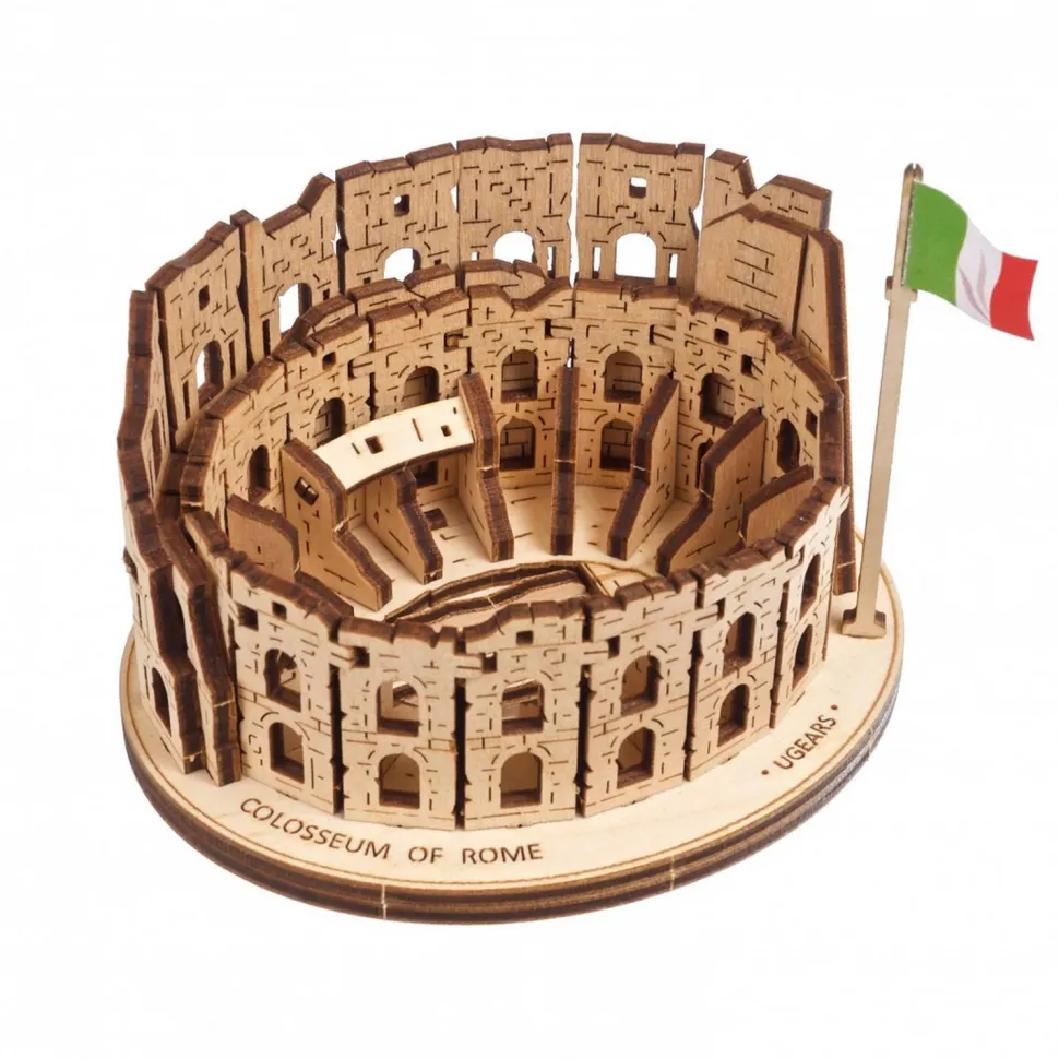 Puzzle 3D en bois : Colisée de Rome - Ugears