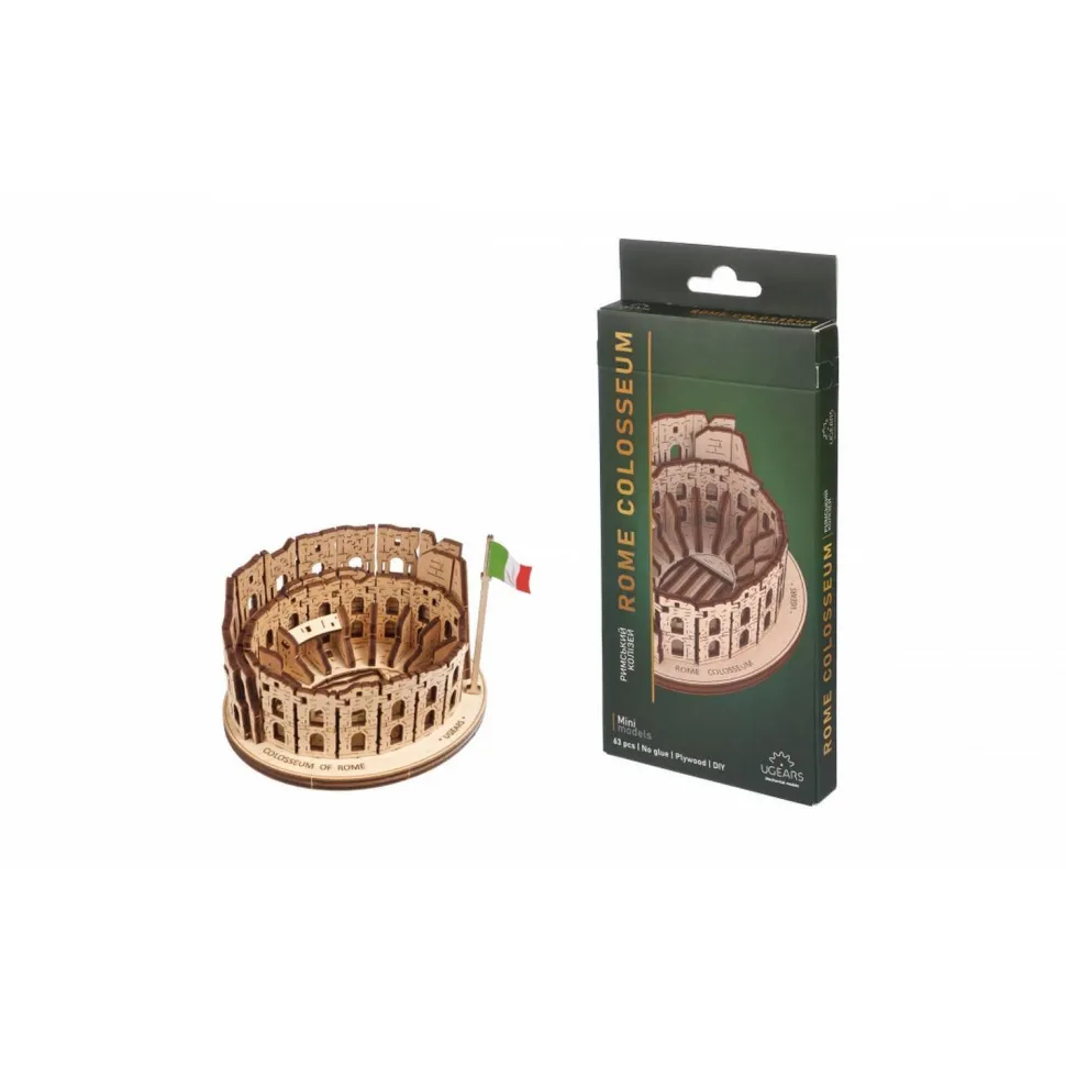 Puzzle 3D en bois : Colisée de Rome - Ugears
