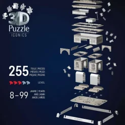 Puzzle 3D Iconics : Arc de Triomphe illuminé - Ravensburger