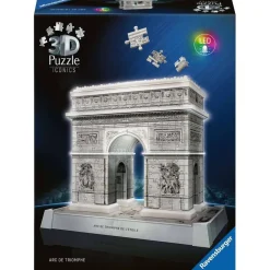 Puzzle 3D Iconics : Arc de Triomphe illuminé - Ravensburger