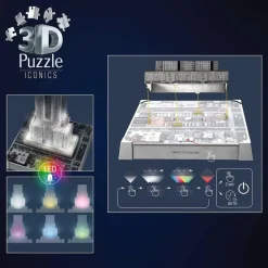 Puzzle 3D Iconics : Empire State Building illuminé - Ravensburger