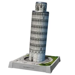 Puzzle 3D Iconics : Tour de Pise illuminée - Ravensburger