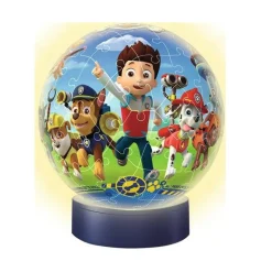 Puzzle 3D rond lumineux 72 pièces : Pat' Patrouille (Paw Patrol) - Ravensburger