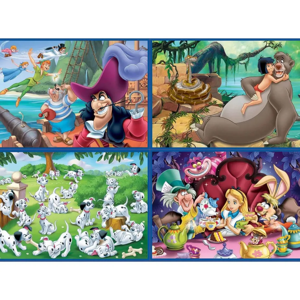 Puzzle de 50 à 150 pièces : 4 puzzles : Classiques Disney - Educa