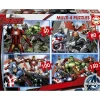 Puzzle de 50 à 150 pièces : 4 puzzles : Avengers - Educa