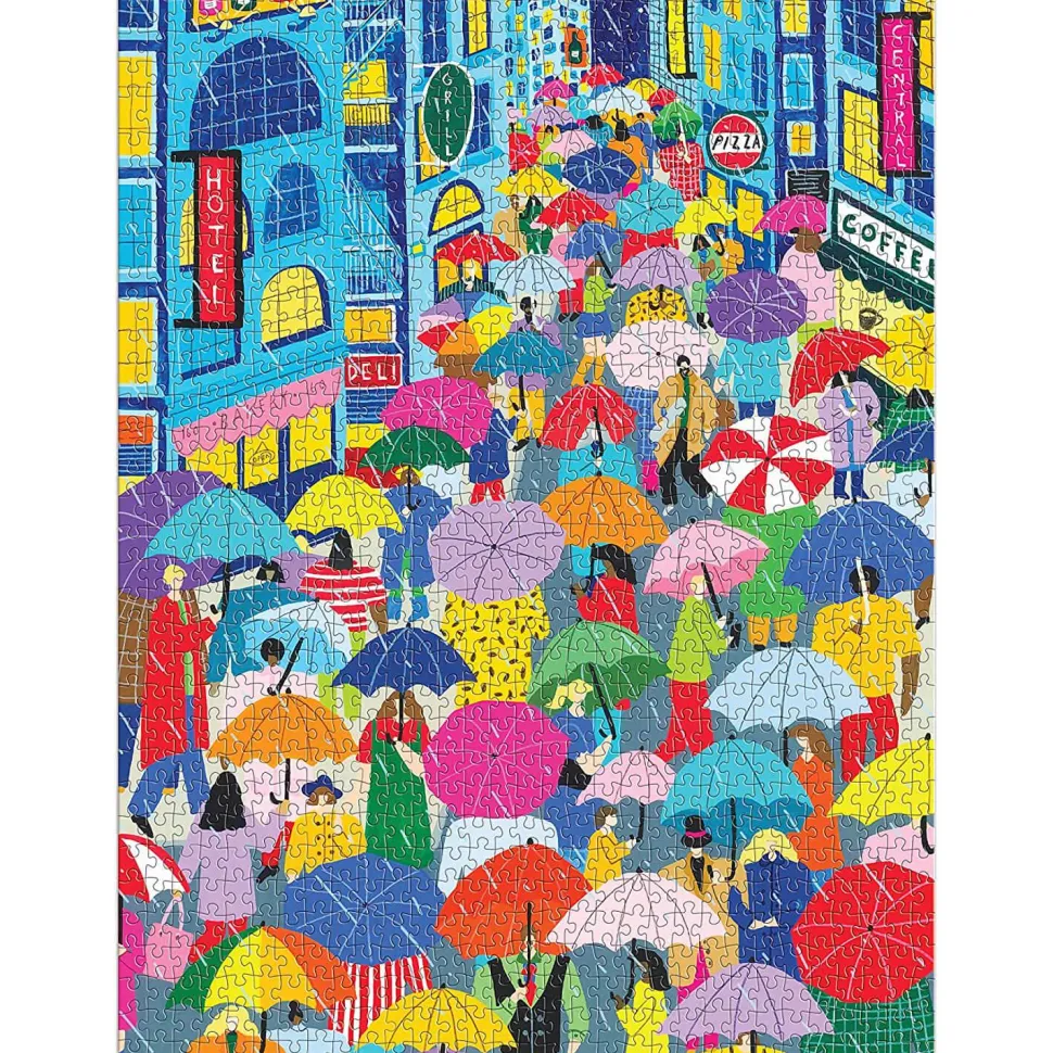 Puzzle de 1000 pièces : Umbrella Lane - Galison