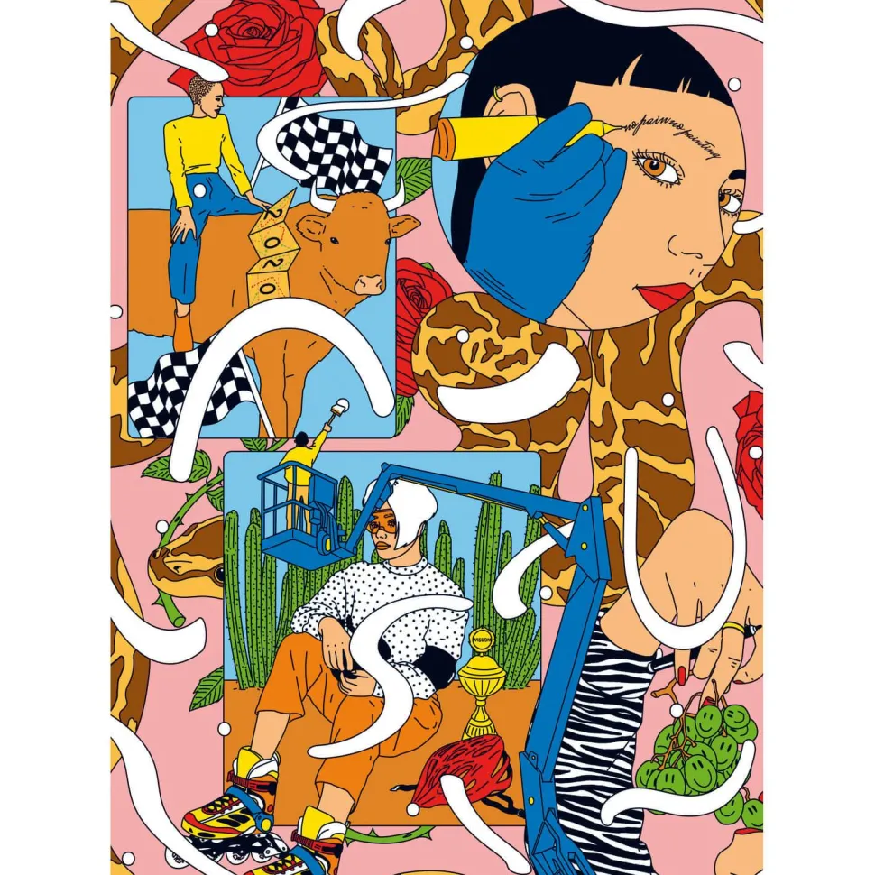 Puzzle de 500 pièces : Unlimited Fit Technology Velvet : No pain, No painting - Trefl Prime