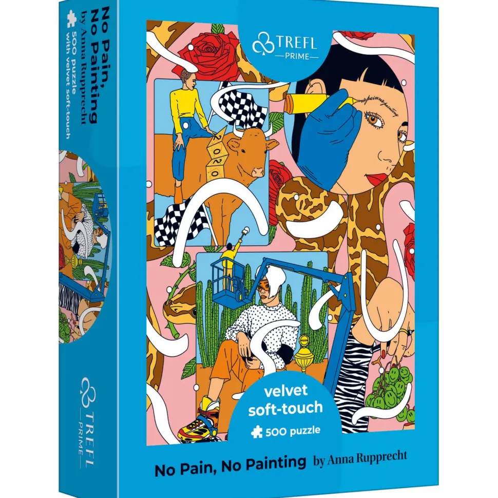 Puzzle de 500 pièces : Unlimited Fit Technology Velvet : No pain, No painting - Trefl Prime