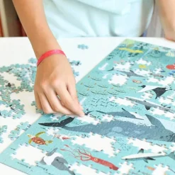 Puzzle éducatif 500 pièces : Océans - Poppik