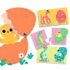 Puzzle Duo articulo - Les oeufs rigolos - Djeco