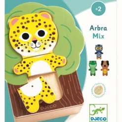 Puzzle en bois 18 pièces : Arbramix - Djeco