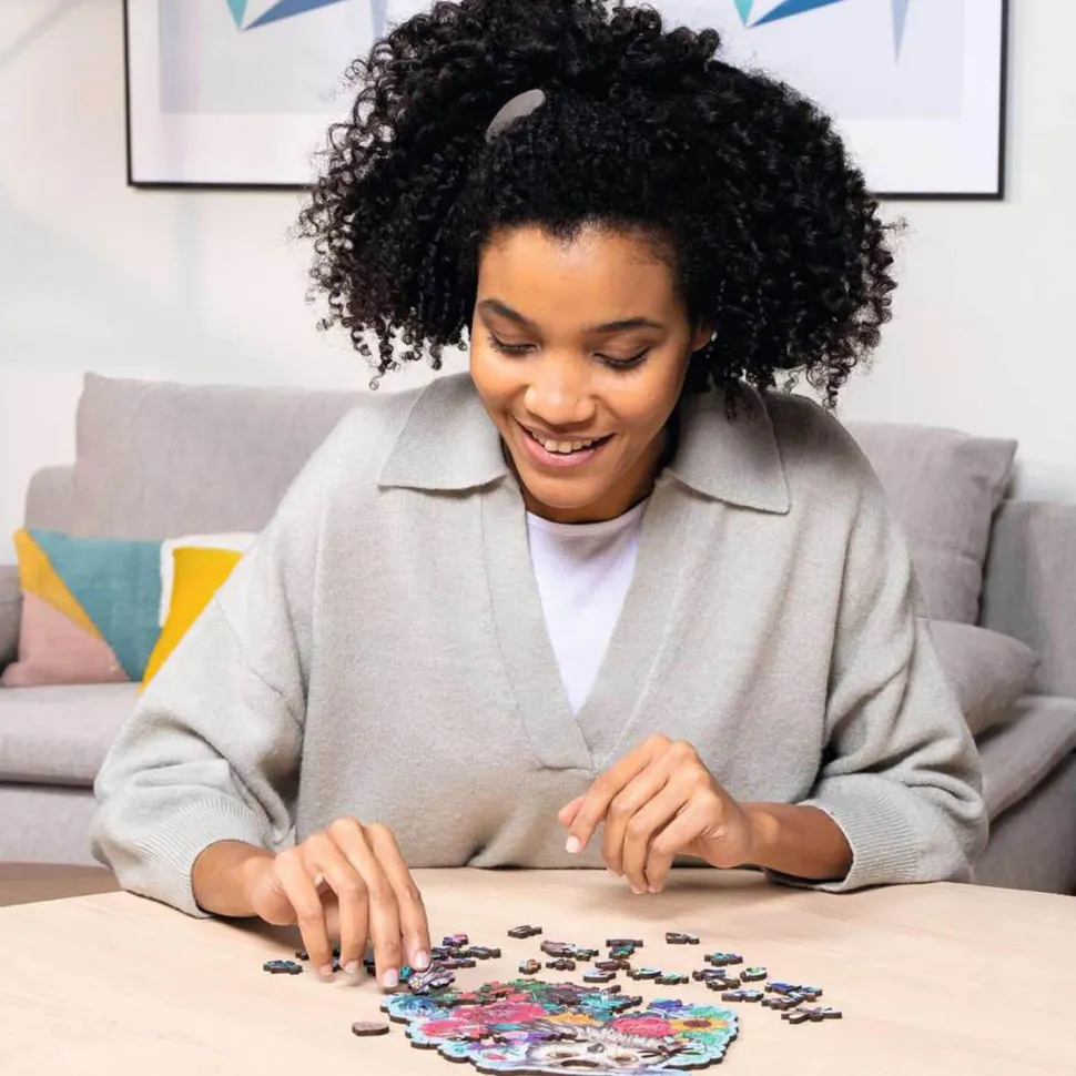 Puzzle en bois 150 pièces : Forme : Renard coloré - Ravensburger