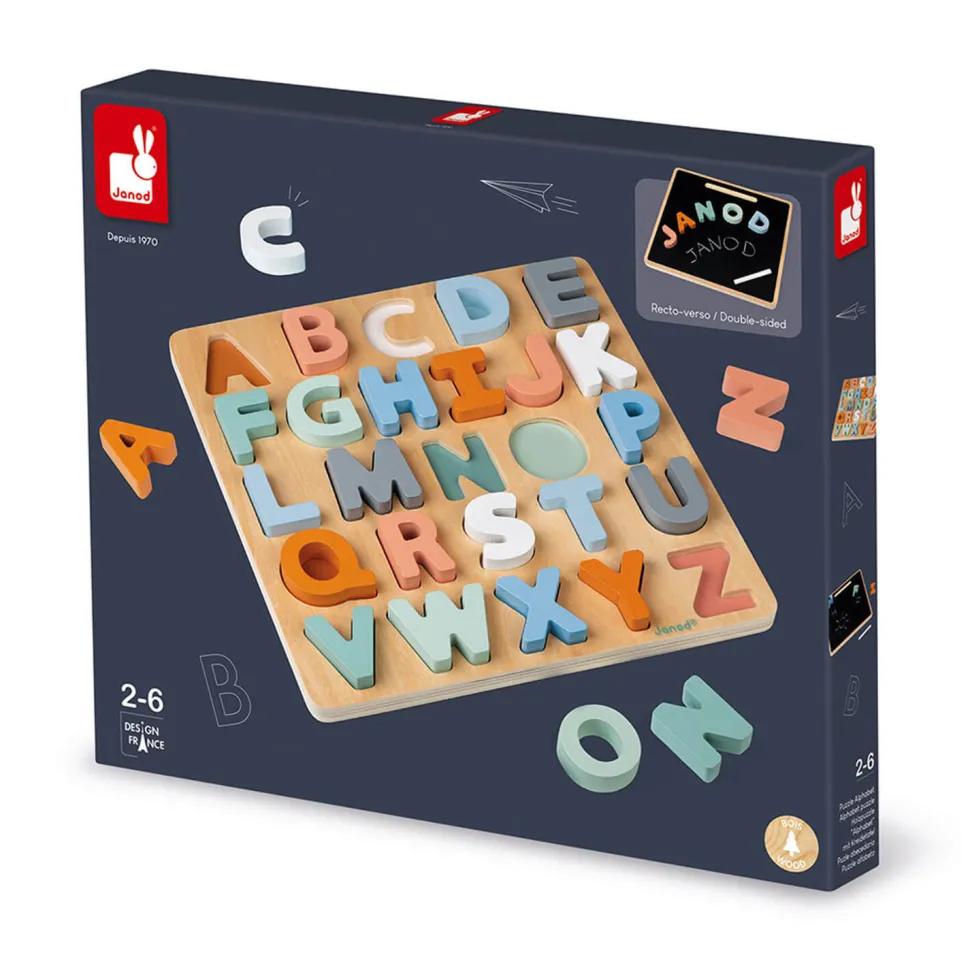 Puzzle en bois Alphabet Sweet Cocoon - Janod