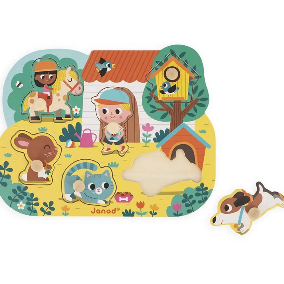 Puzzle Encastrement 6 pièces : campagne - Janod
