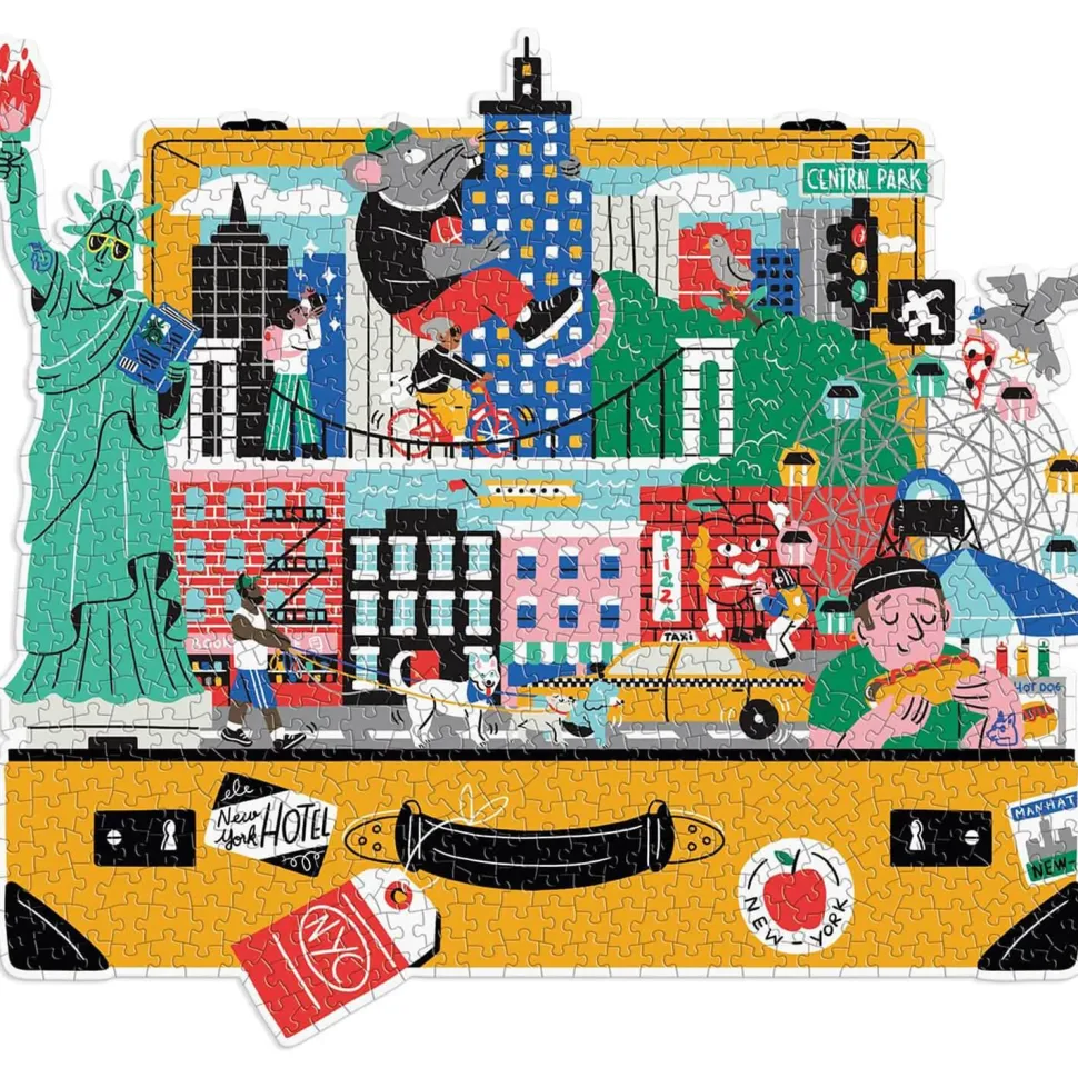 Puzzle forme 750 pièces : La ville qui ne dort jamais - Galison