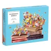Puzzle forme 750 pièces : Livres fleurs - Galison