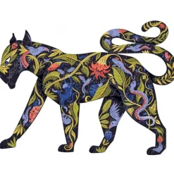 Puzzle forme 150 pièces : Puzz'art : Panther - Djeco