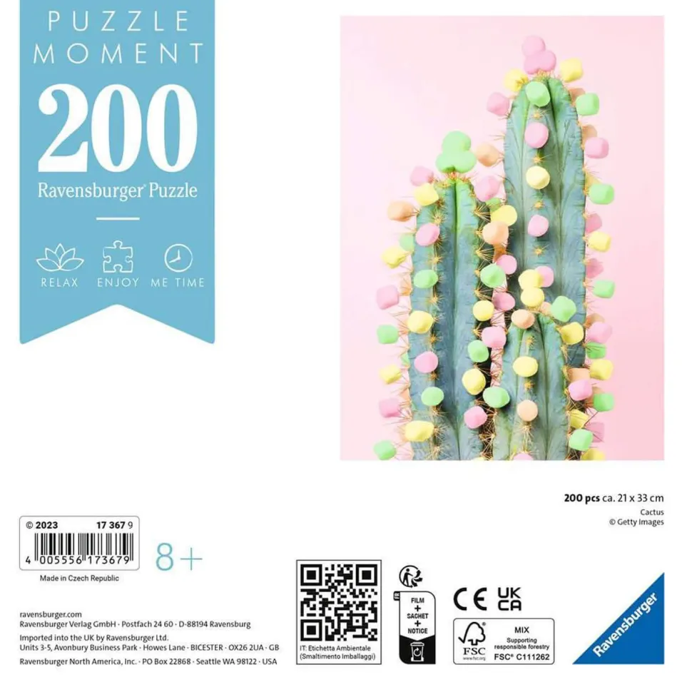 Puzzle Moment 200 pièces : Cactus - Ravensburger