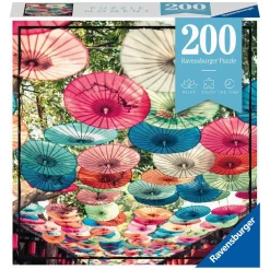 Puzzle Moment 200 pièces : Parapluies - Ravensburger