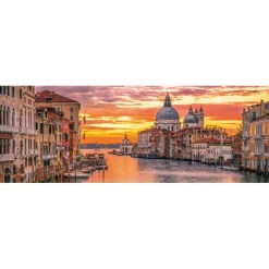 Puzzle panoramique 1000 pièces + poster : Venise - Clementoni