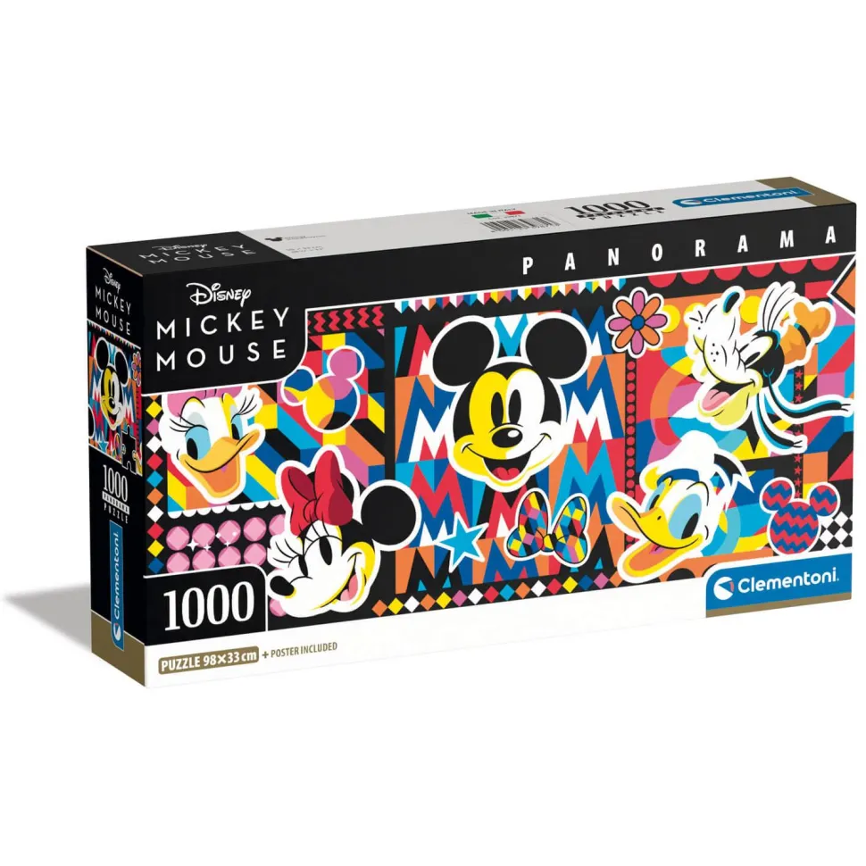 Puzzle panoramique 1000 pièces : Disney Classics - Clementoni