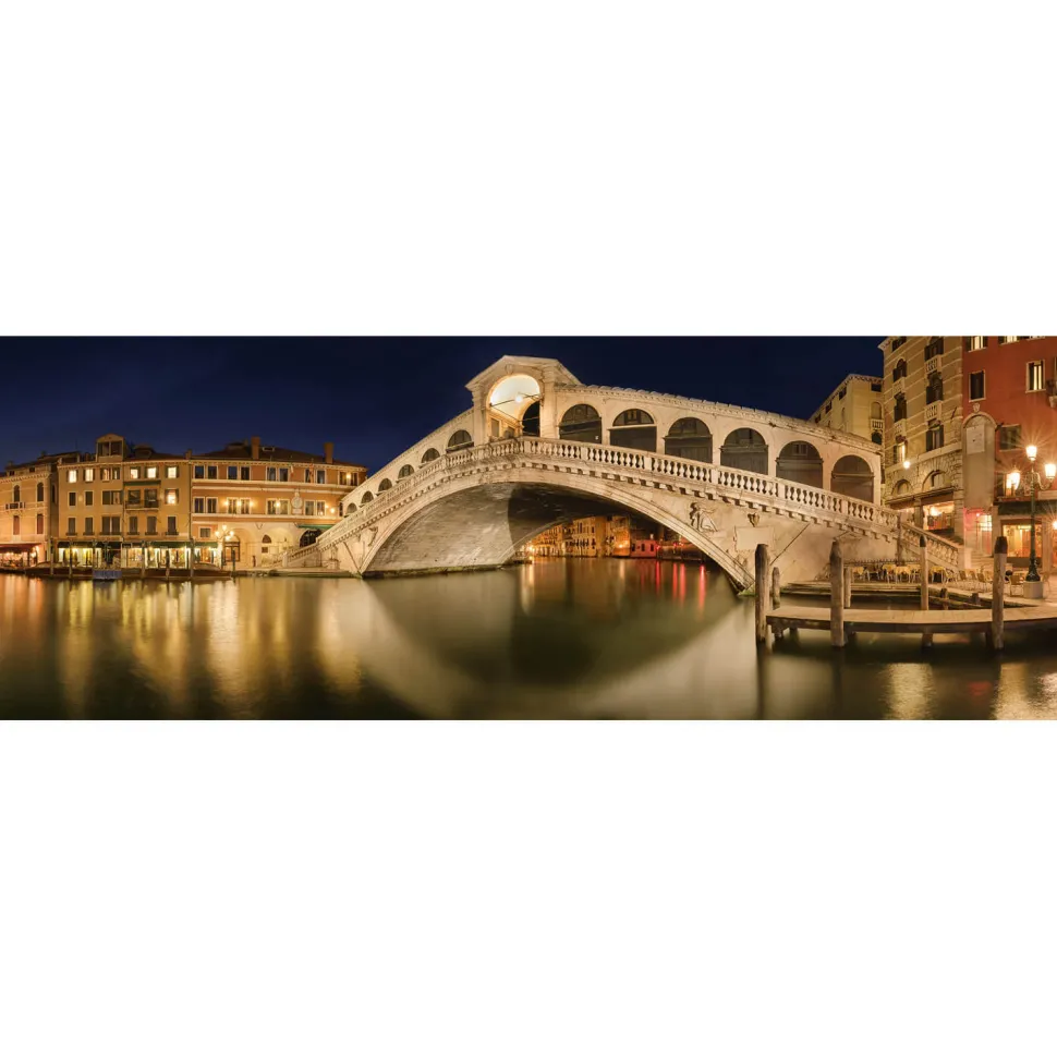 Puzzle panoramique 1000 pièces : Pont du Rialto, Venise - Schmidt