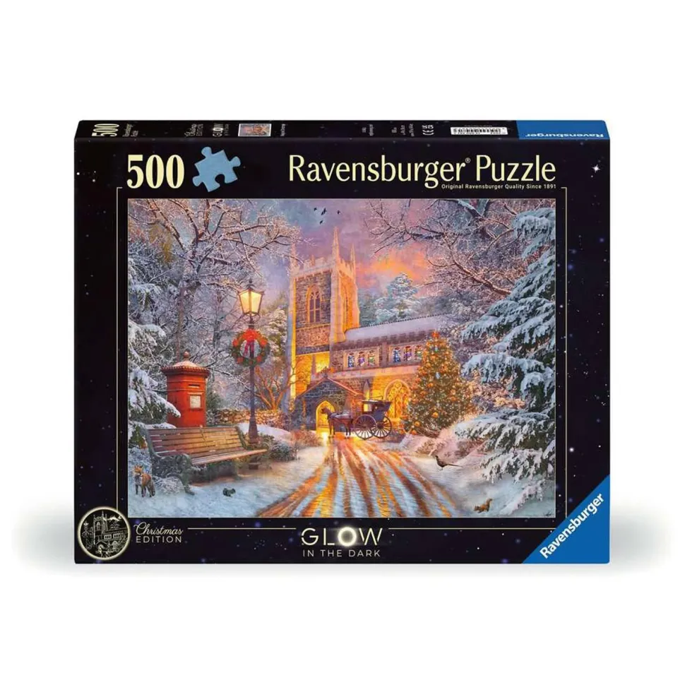 Puzzle Phosphorescent 500 pièces - Un Noël étincelant - Ravensburger