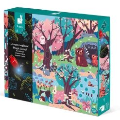 Puzzle phosphorescent 24 pièces : Puzzle magique : La forêt - Janod