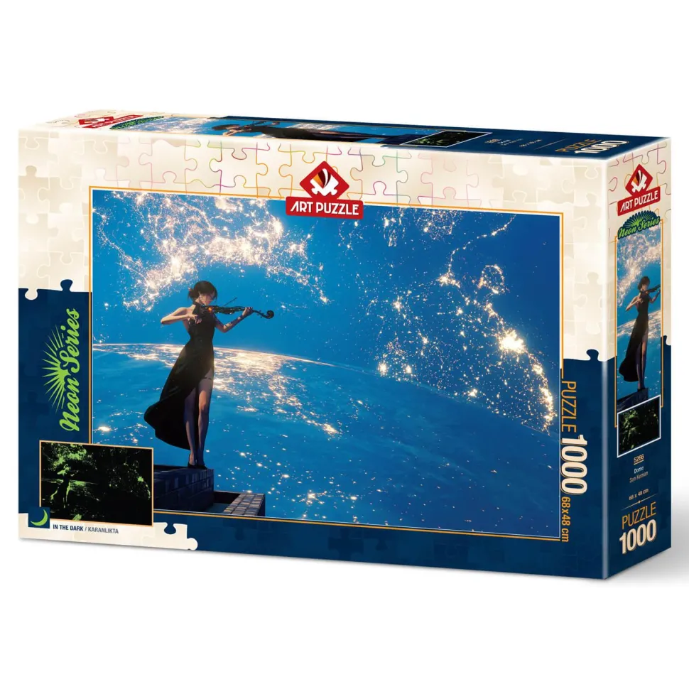 Puzzle phosphorescent 1000 pièces : Dôme - Art Puzzle