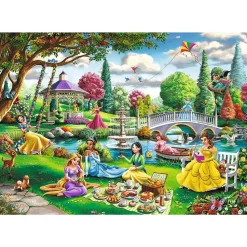 Puzzle Premium 1000 pièces : pique-nique des princesses Disney - Trefl
