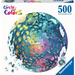 Puzzle Rond 500 pièces : Circle Of Colors : Océan - Ravensburger
