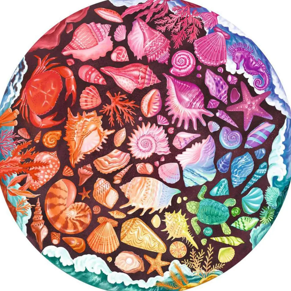 Puzzle rond 500 pièces : Coquillages (Circle of Colors) - Ravensburger