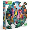 Puzzle rond 500 pièces : Danse de la lune - Eeboo