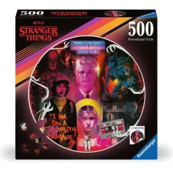 Puzzle rond 500 pièces - Phénomènes surnaturels / Stranger Things - Ravensburger