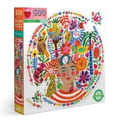 Puzzle rond 500 pièces : Positivité - Eeboo