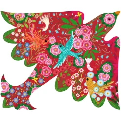 Puzzle Silhouette 500 pièces : Bird - Djeco