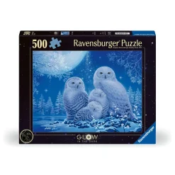 Puzzle Star Line 500 pièces : Chouettes au clair de lune - Ravensburger
