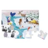 Puzzle tactile 20 pièces : La vie sur la banquise - Janod