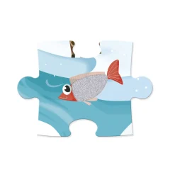 Puzzle tactile 20 pièces : La vie sur la banquise - Janod