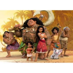 Puzzle 4x 50+80+100+150 pièces : Vaiana 2 - Educa