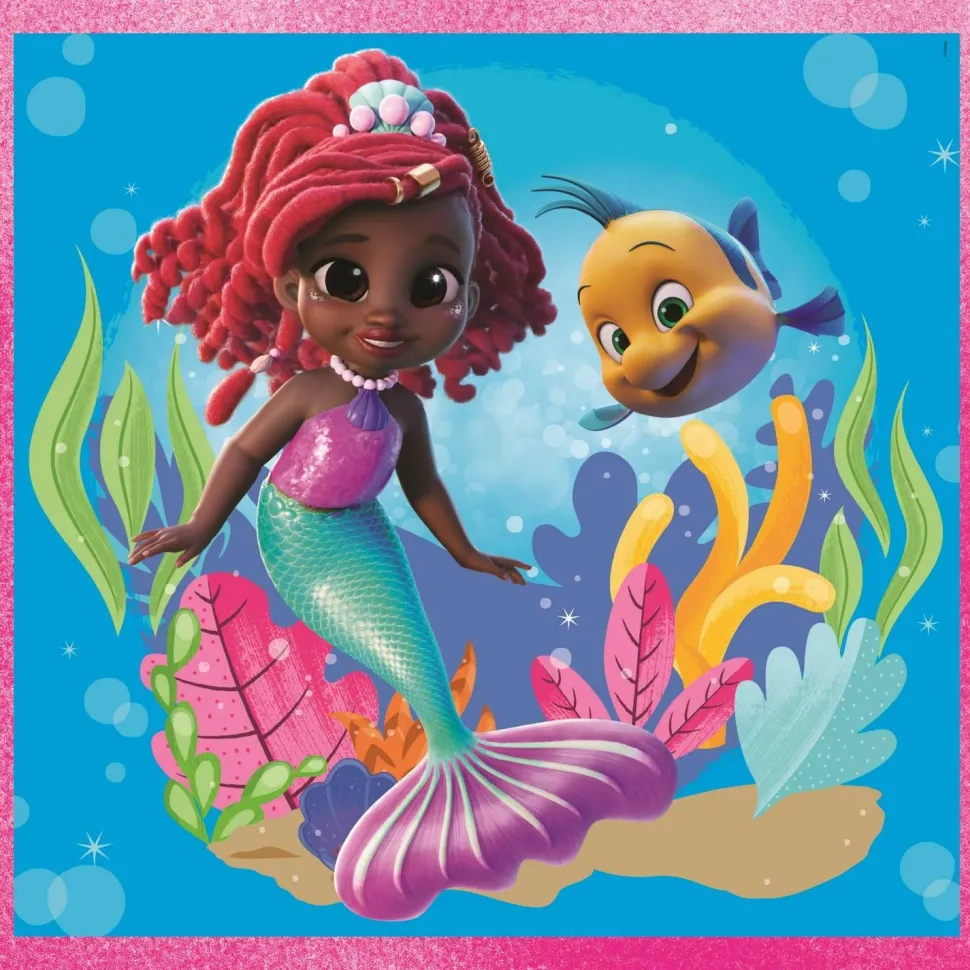 Puzzle 3x48 pièces : Ariel - Clementoni