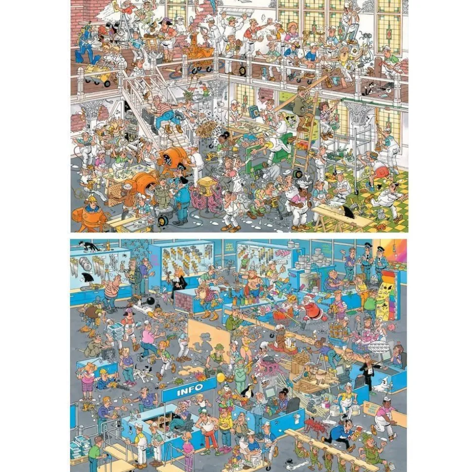 Puzzle 2x1000 pièces : JVH - Comment ne pas bricoler - Jumbo
