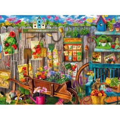 Puzzle 2x500 pièces : Les travaux du jardin - Trefl