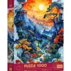 Puzzles 1000 pièces : 40e anniversaire - Paper Art 3D : Vallée - Trefl