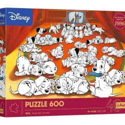 Puzzles 600 pièces : 40e anniversaire - Les 101 Dalmatiens / Disney Animal Friends - Trefl
