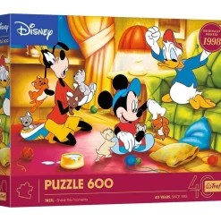 Puzzles 600 pièces : 40e anniversaire - Mickey Mouse et ses amis / Disney Mickey Mouse - Trefl
