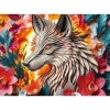 Puzzles 1000 pièces : 40e anniversaire - Paper Art 3D : Loup - Trefl