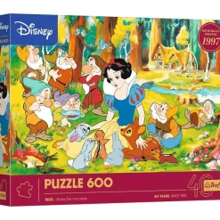 Puzzles 600 pièces : 40e anniversaire - Blanche-Neige / Disney Blanche-Neige et les Sept Nains - Trefl